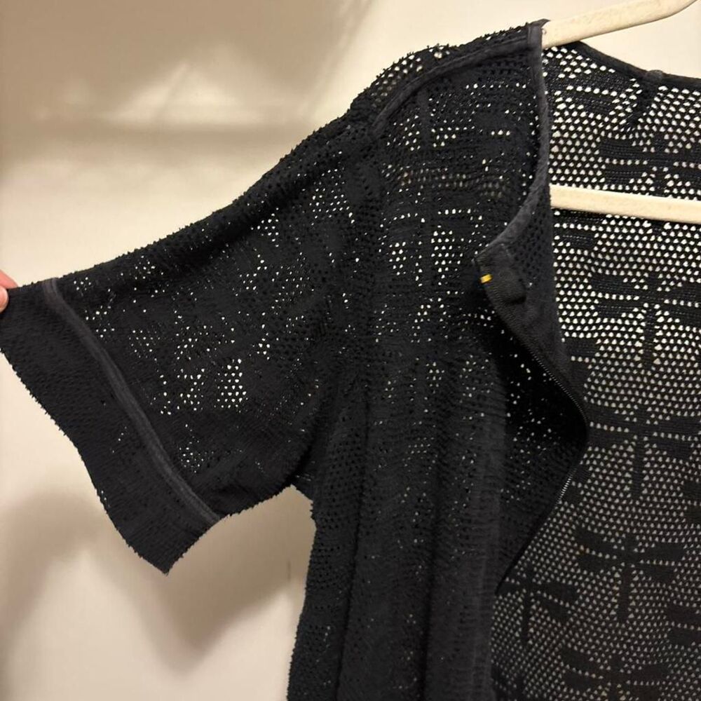 Dotti Women's black mesh dragonfly Cover-up top - Picture 4 of 7